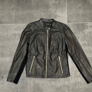 Ivanka Trump faux leather jacket